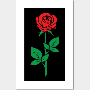 Simple Rose Posters and Art